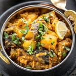 Aloo Baigan Weganskie